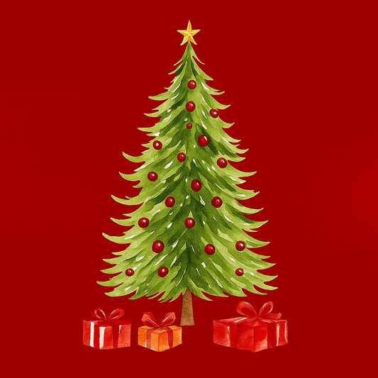 Christmas Watercolor Magic (2 hours)