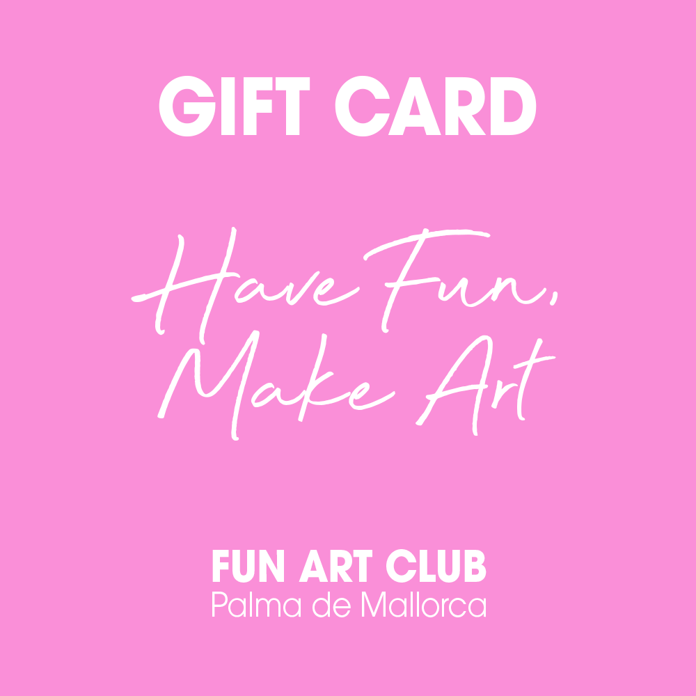 Fun Art Club gift card for art classes in Palma Mallorca