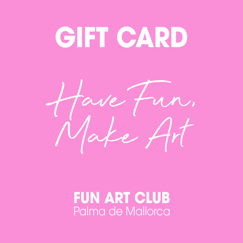 Fun Art Club gift card for art classes in Palma Mallorca
