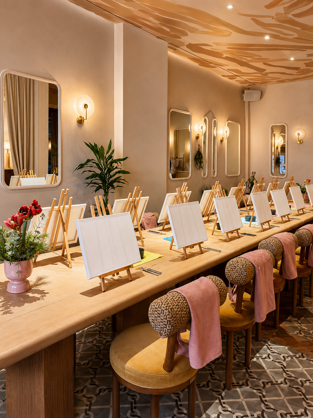 Corporate team building art workshop in Palma Mallorca